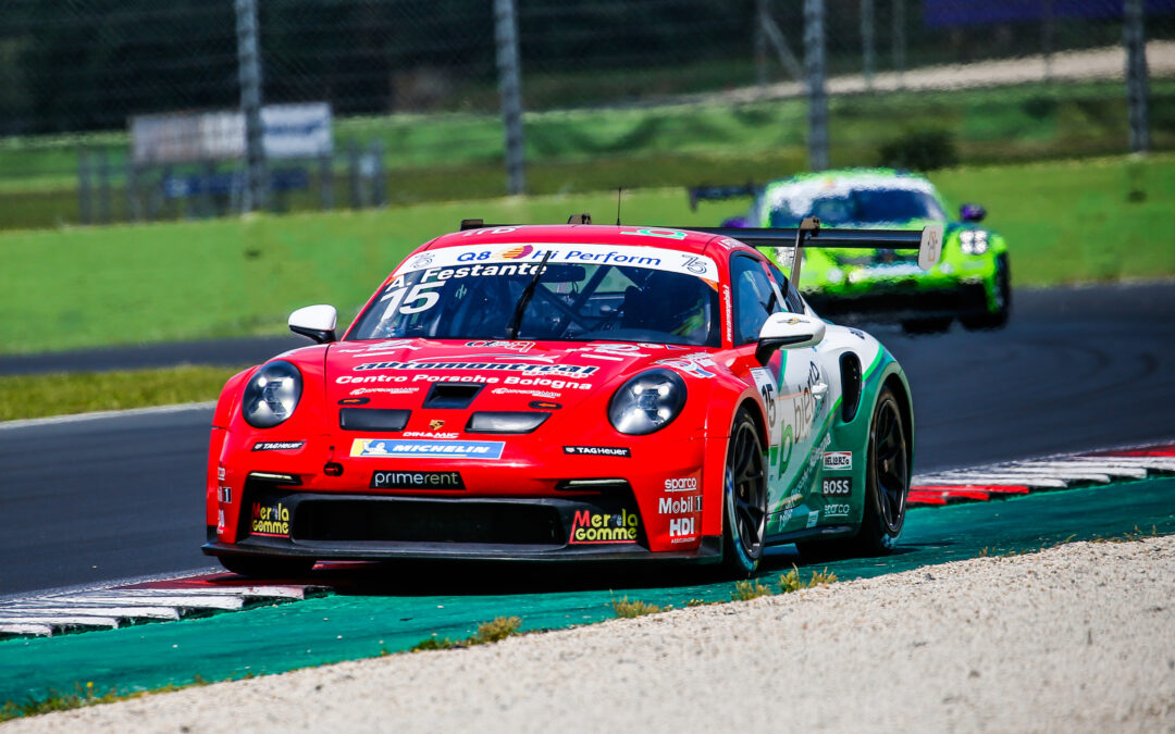 Aldo Festante al gran finale della Porsche Carrera Cup Italia 2023 ad Imola